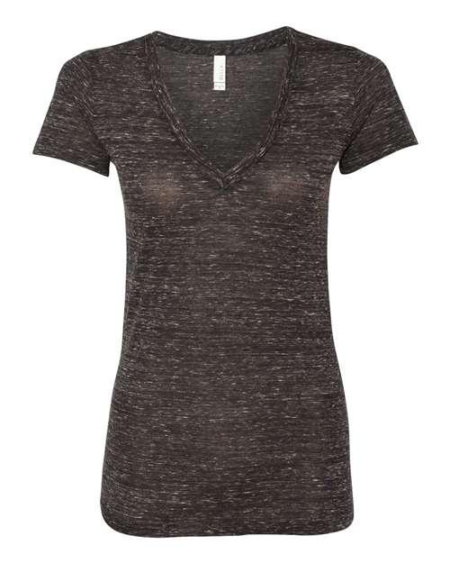 Women’s Jersey Deep V-Neck Tee - 6035