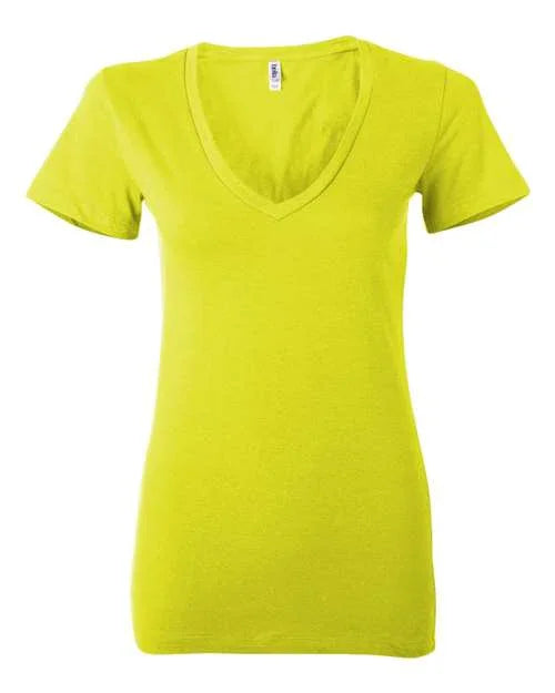 Women’s Jersey Deep V-Neck Tee - 6035