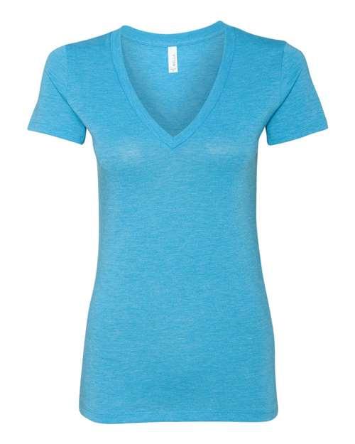 Women’s Triblend Deep V-Neck Tee - 8435