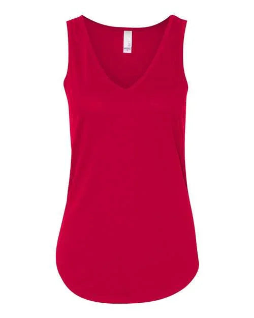 Women's Flowy V-Neck Tank - 8805