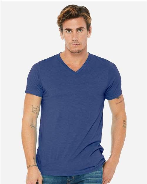 Unisex Triblend V-Neck Tee - 3415