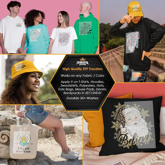 Summer Bundle Iron on DTF Transfer Bundle 3 - 14 Best Seller Ready To Press T-shirt Designs - Transfer Kingdom