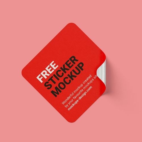 50 Rounded Corner Stickers 3in