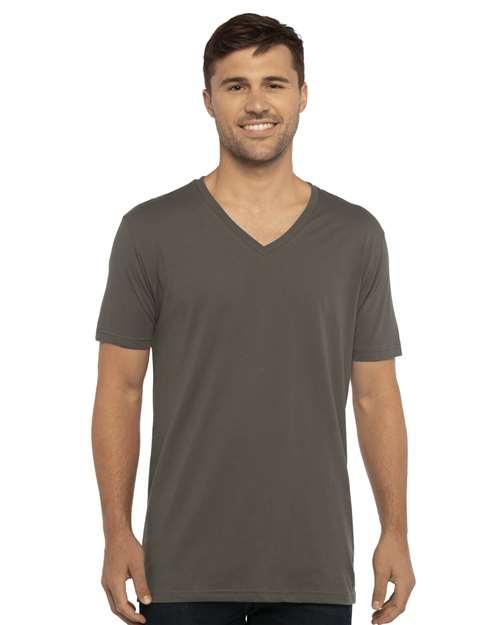 Unisex Cotton V-Neck T-Shirt - 3200