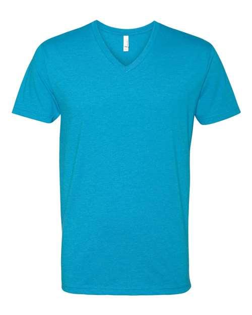 Men's CVC V-Neck T-Shirt - 6240