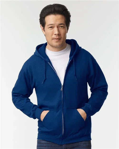 Unisex Heavy Blend™ Full-Zip Hooded Sweatshirt - S - Transfer Kingdom