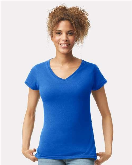 Women's Softstyle® V-Neck T-Shirt - 64V00L