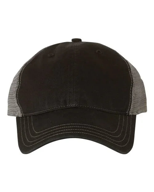 Garment-Washed Trucker Cap - 111