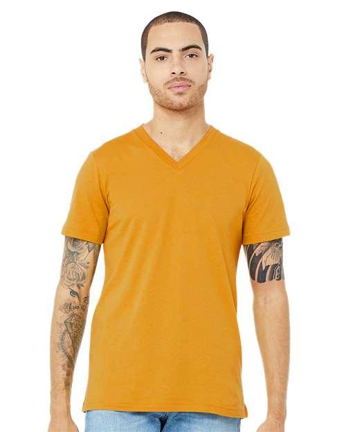 Unisex Jersey V-Neck Tee - XS - Transfer Kingdom