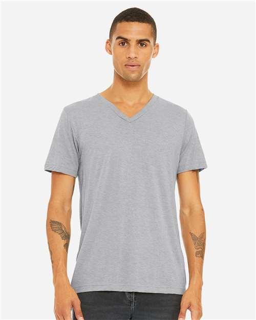 Unisex Triblend V-Neck Tee - 3415