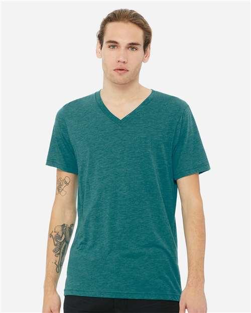Unisex Triblend V-Neck Tee - 3415