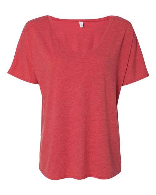 Women’s Slouchy V-Neck Tee - 8815