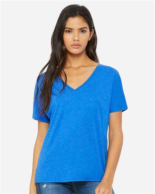 Women’s Slouchy V-Neck Tee - 8815