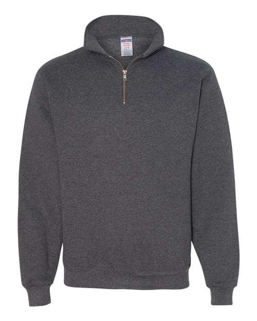 Unisex Super Sweats NuBlend® Quarter-Zip Cadet Collar Sweatshirt - 4528MR