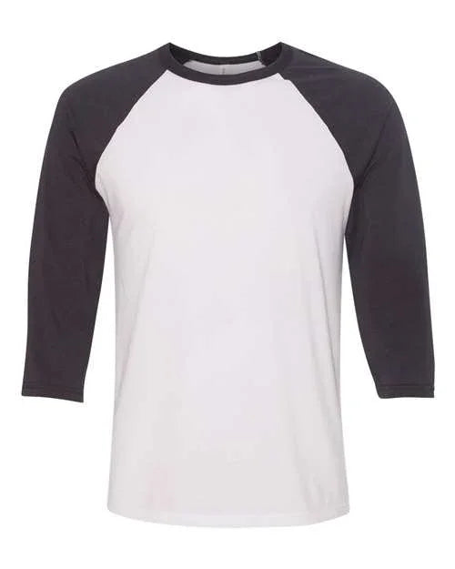 Unisex Three-Quarter Sleeve Baseball Tee - 3200