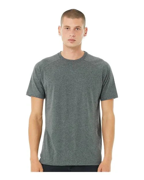 Men's Heather CVC Raglan Tee - 3201