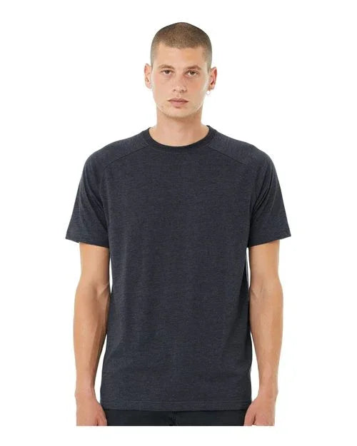 Men's Heather CVC Raglan Tee - 3201