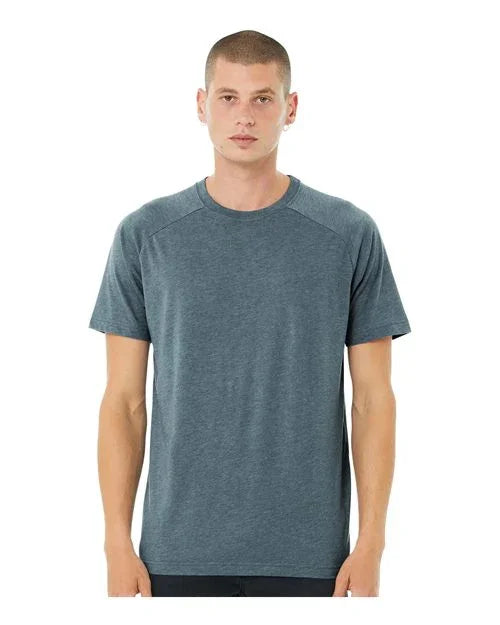 Men's Heather CVC Raglan Tee - 3201