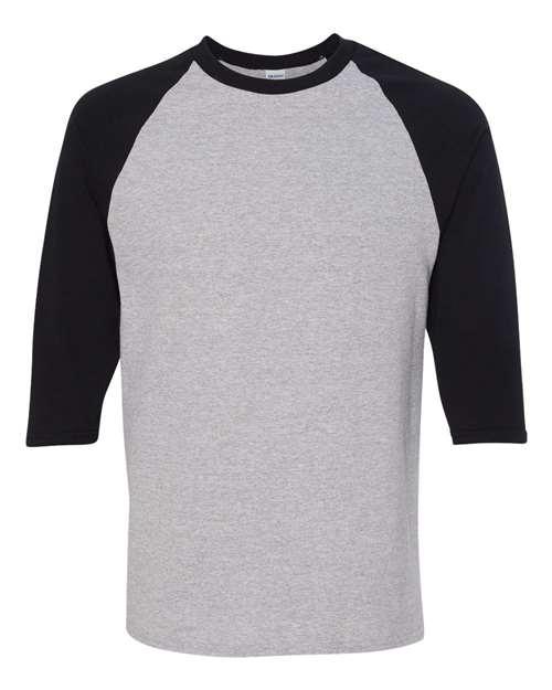 Unisex Heavy Cotton™ Raglan Three-Quarter Sleeve T-Shirt - 5700