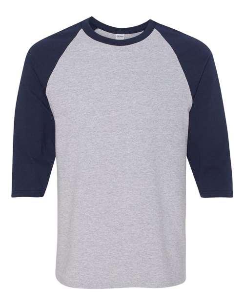 Unisex Heavy Cotton™ Raglan Three-Quarter Sleeve T-Shirt - 5700