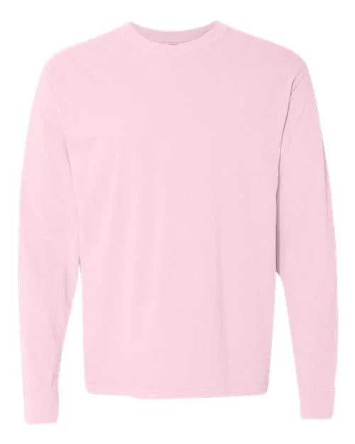Garment-Dyed Heavyweight Long Sleeve T-Shirt - S - Transfer Kingdom