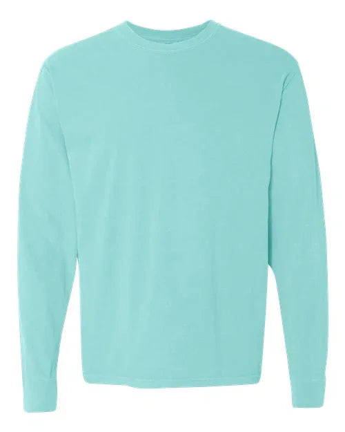 Garment-Dyed Heavyweight Long Sleeve T-Shirt - S - Transfer Kingdom