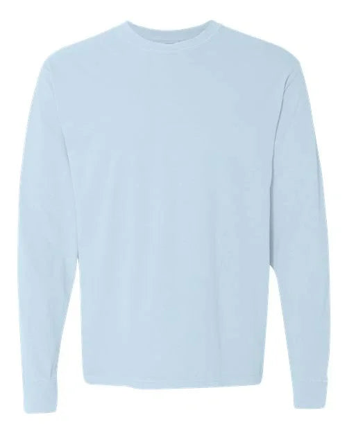 Garment-Dyed Heavyweight Long Sleeve T-Shirt - S - Transfer Kingdom