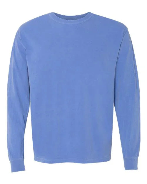 Garment-Dyed Heavyweight Long Sleeve T-Shirt - S - Transfer Kingdom
