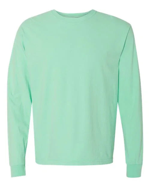 Garment-Dyed Heavyweight Long Sleeve T-Shirt - S - Transfer Kingdom
