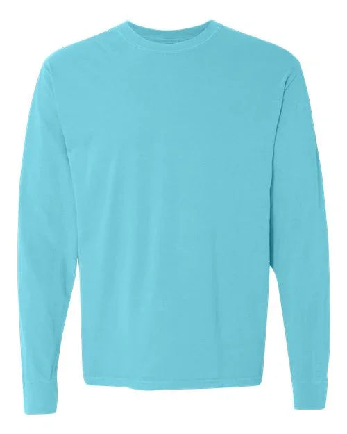 Garment-Dyed Heavyweight Long Sleeve T-Shirt - S - Transfer Kingdom