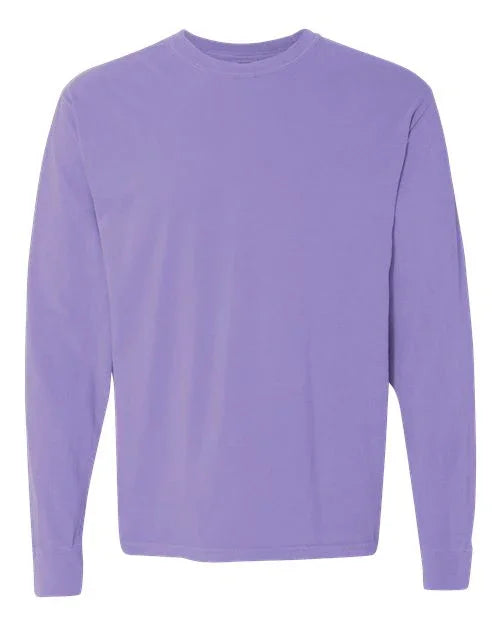 Garment-Dyed Heavyweight Long Sleeve T-Shirt - S - Transfer Kingdom
