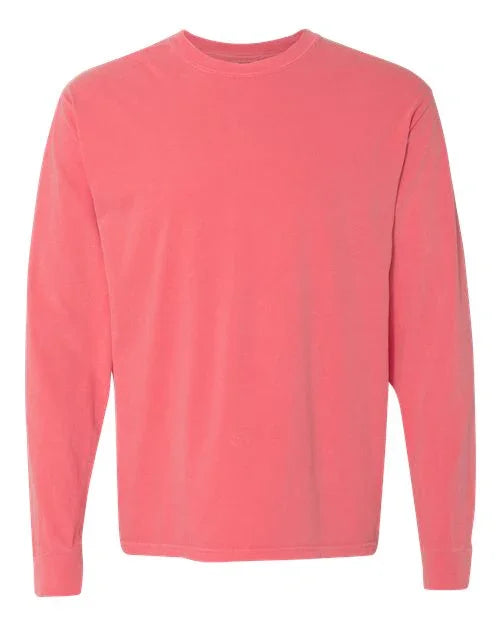 Unisex Garment-Dyed Heavyweight Long Sleeve T-Shirt - 6014