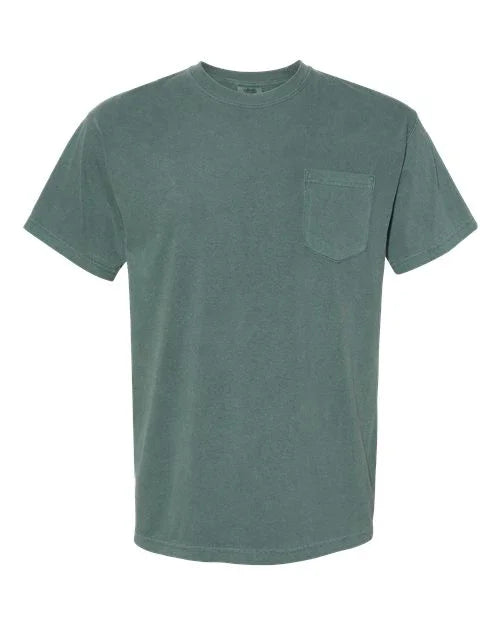 Garment-Dyed Heavyweight Pocket T-Shirt - S - Transfer Kingdom