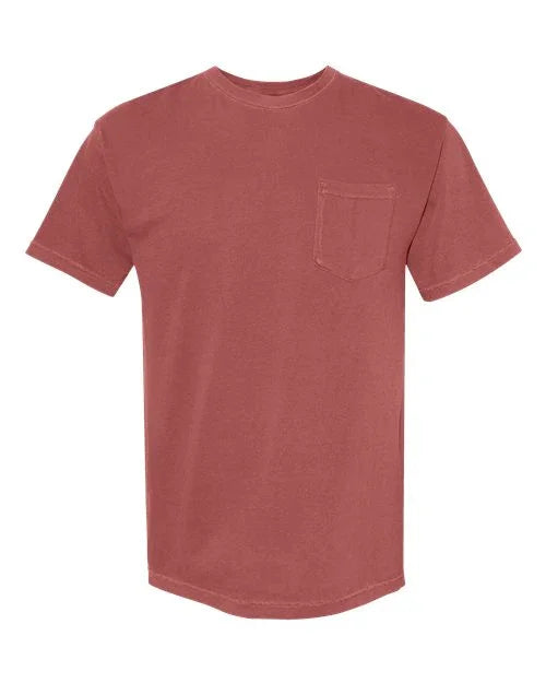 Garment-Dyed Heavyweight Pocket T-Shirt - S - Transfer Kingdom