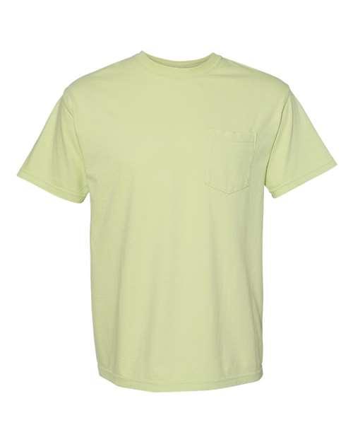 Garment-Dyed Heavyweight Pocket T-Shirt - S - Transfer Kingdom