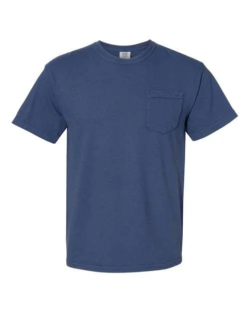 Garment-Dyed Heavyweight Pocket T-Shirt - S - Transfer Kingdom