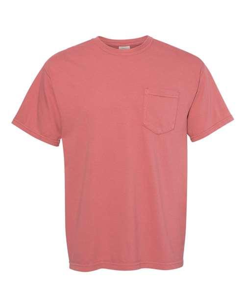 Garment-Dyed Heavyweight Pocket T-Shirt - S - Transfer Kingdom