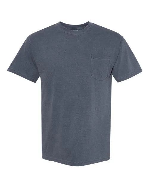 Garment-Dyed Heavyweight Pocket T-Shirt - S - Transfer Kingdom