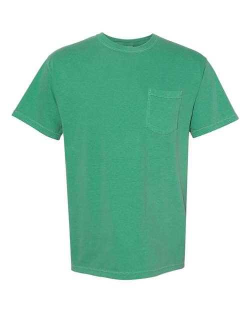 Garment-Dyed Heavyweight Pocket T-Shirt - S - Transfer Kingdom