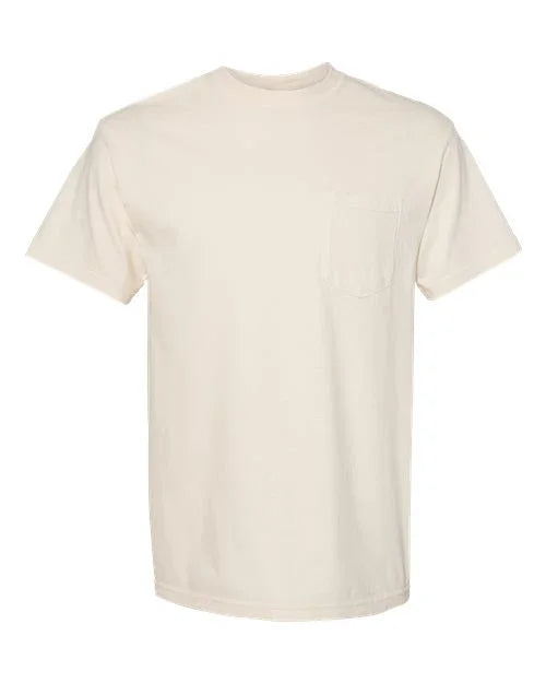 Garment-Dyed Heavyweight Pocket T-Shirt - S - Transfer Kingdom