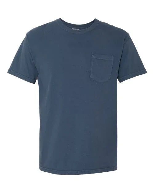 Garment-Dyed Heavyweight Pocket T-Shirt - S - Transfer Kingdom