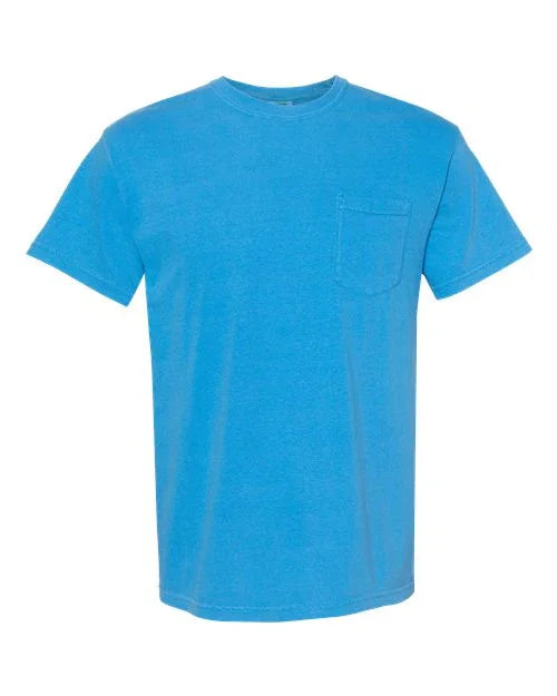 Garment-Dyed Heavyweight Pocket T-Shirt - S - Transfer Kingdom