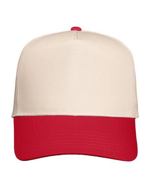 Five-Panel Twill Cap - 8869