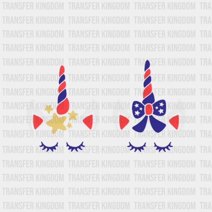 4th Of July Unicorn DTF Transfer