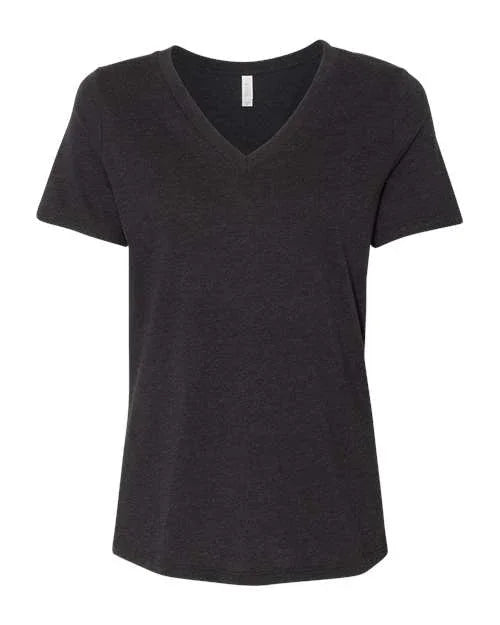 Women's Relaxed Heather CVC V-Neck Tee - Transfer Kingdom