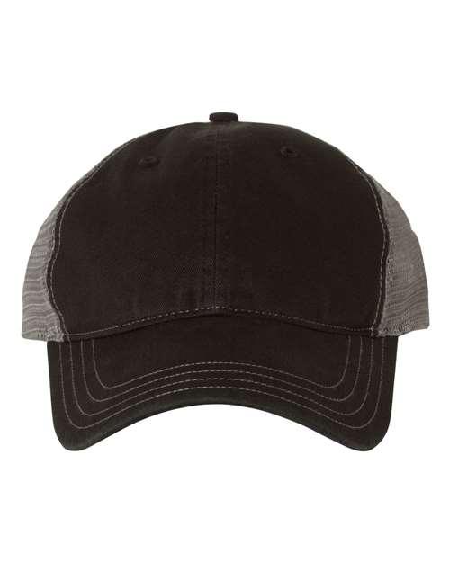 Garment-Washed Trucker Cap - 111