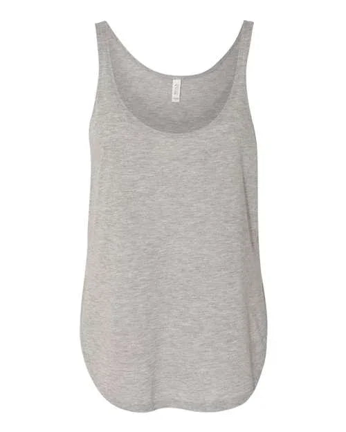 Women's Flowy Tank with Side Slit - 8802