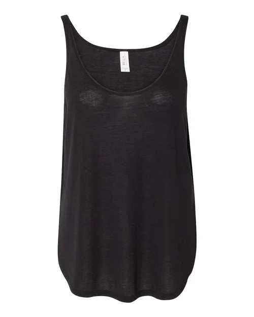Women's Flowy Tank with Side Slit - 8802