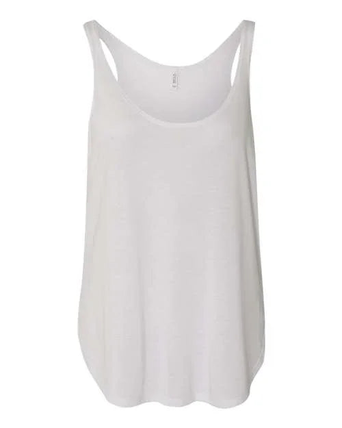 Women's Flowy Tank with Side Slit - 8802