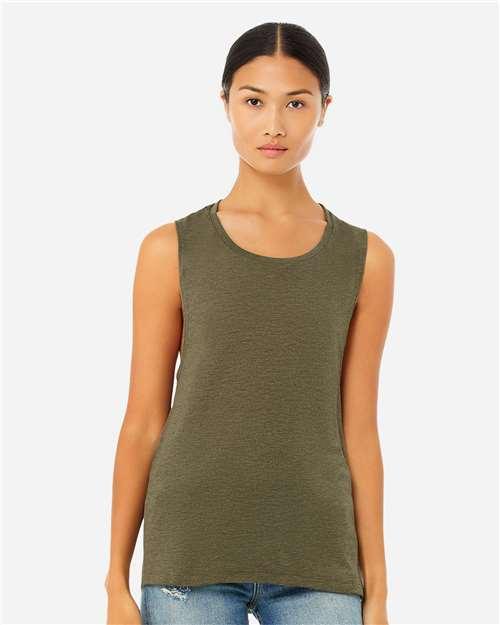 Women's Flowy Scoop Muscle Tank - 8803
